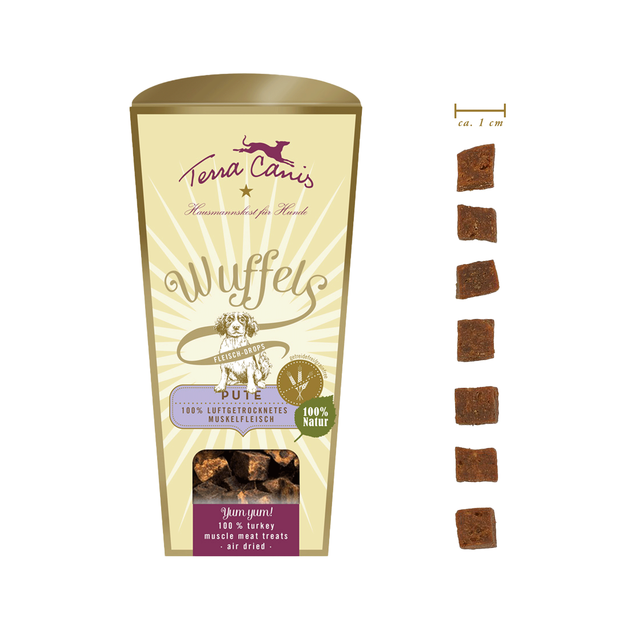 WUFFELS: carne di muscolo essiccata