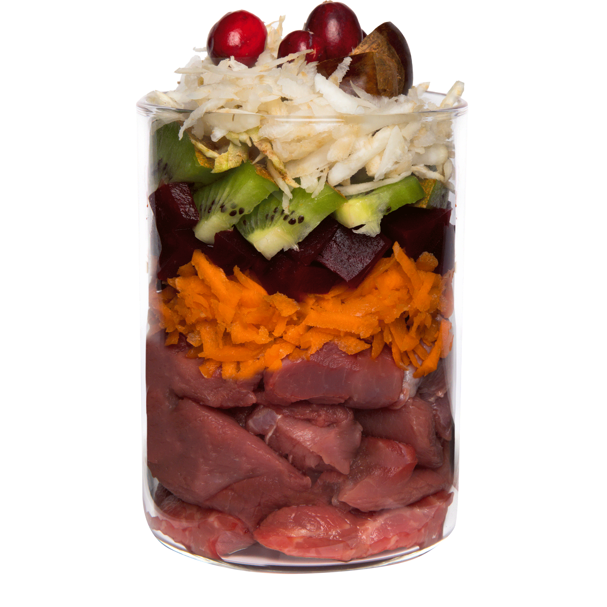 Jabalí con remolacha, castaña y semillas de chía