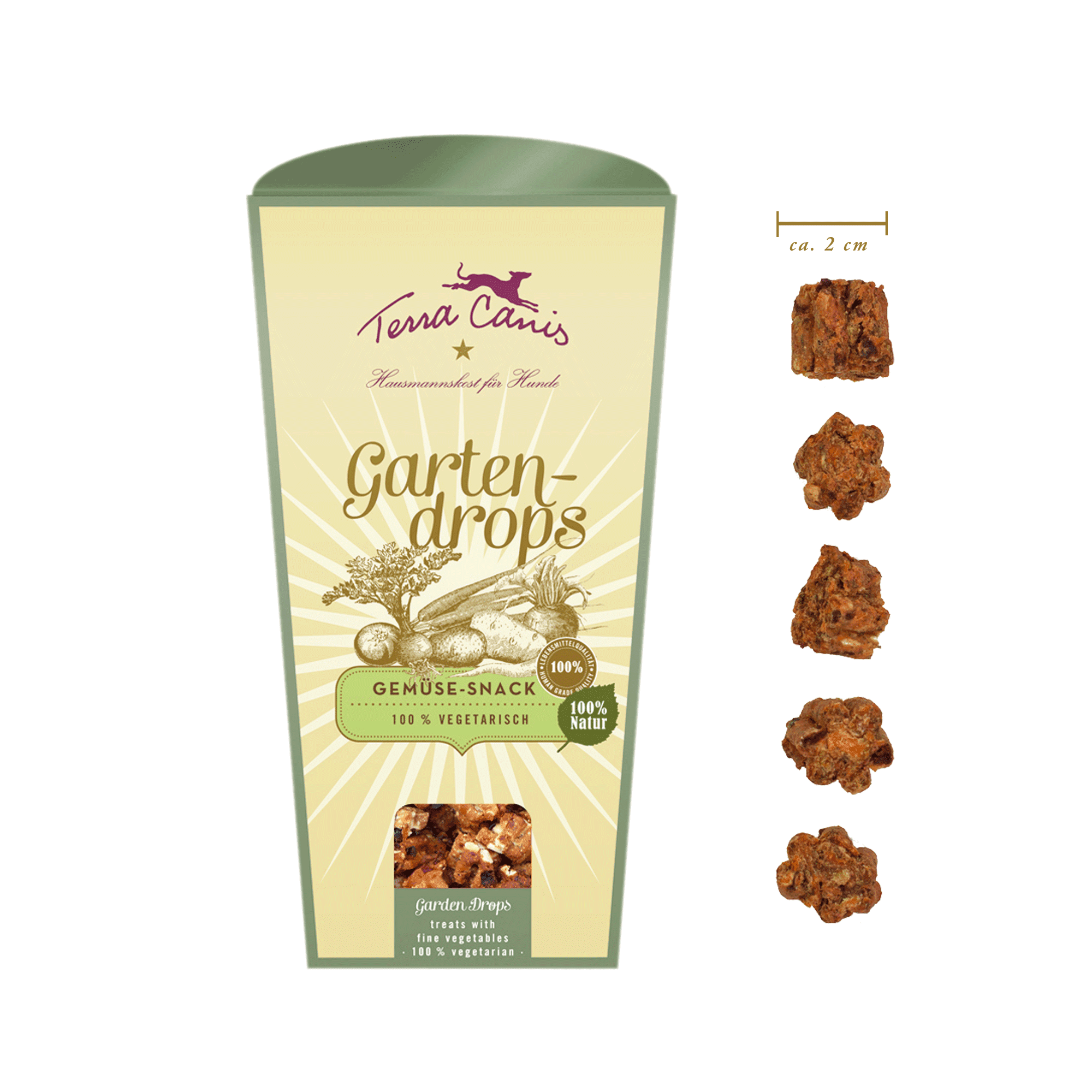 GARDEN DROPS: galletas vegetarianas para perros