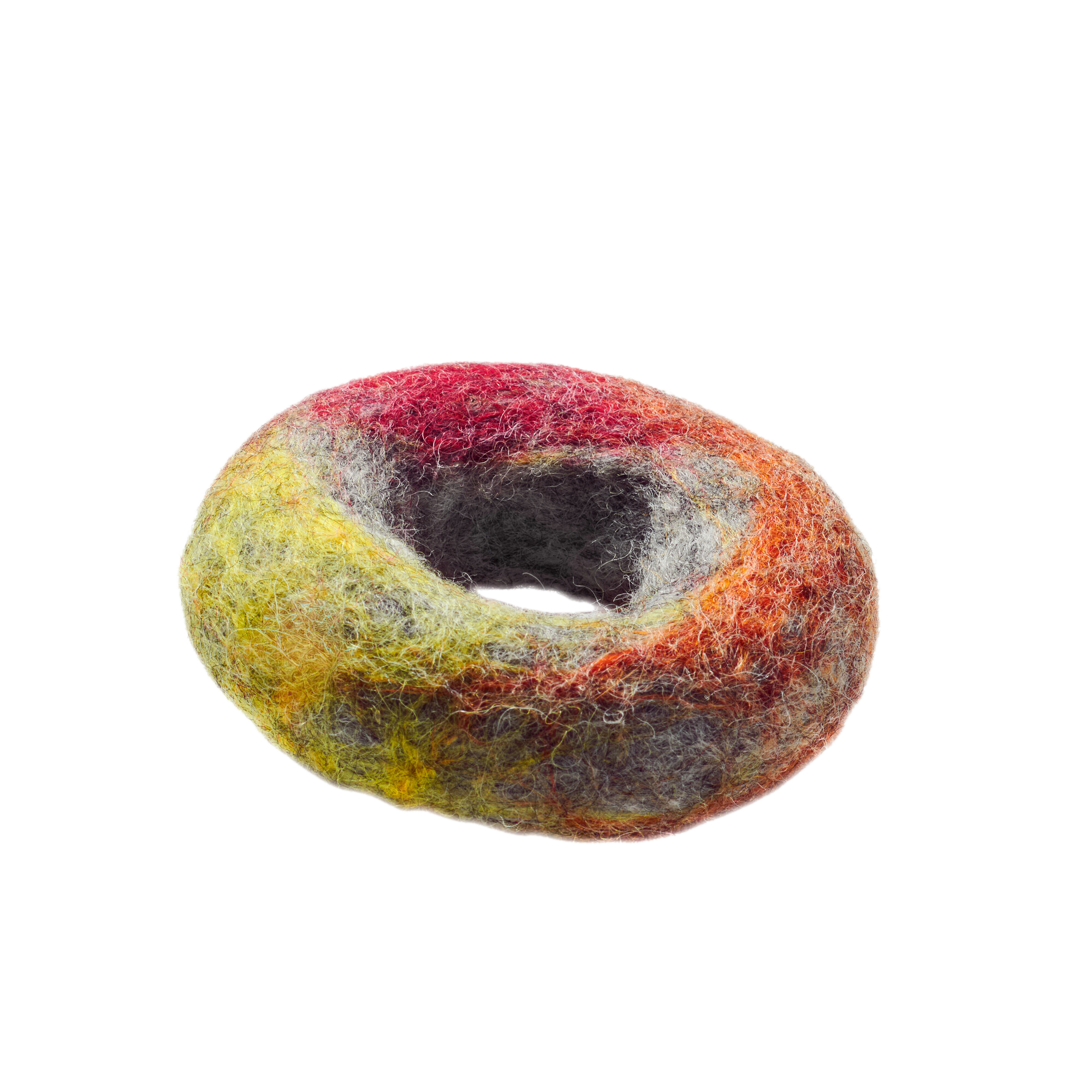 Toy Katze Filzring 7 cm, bunt