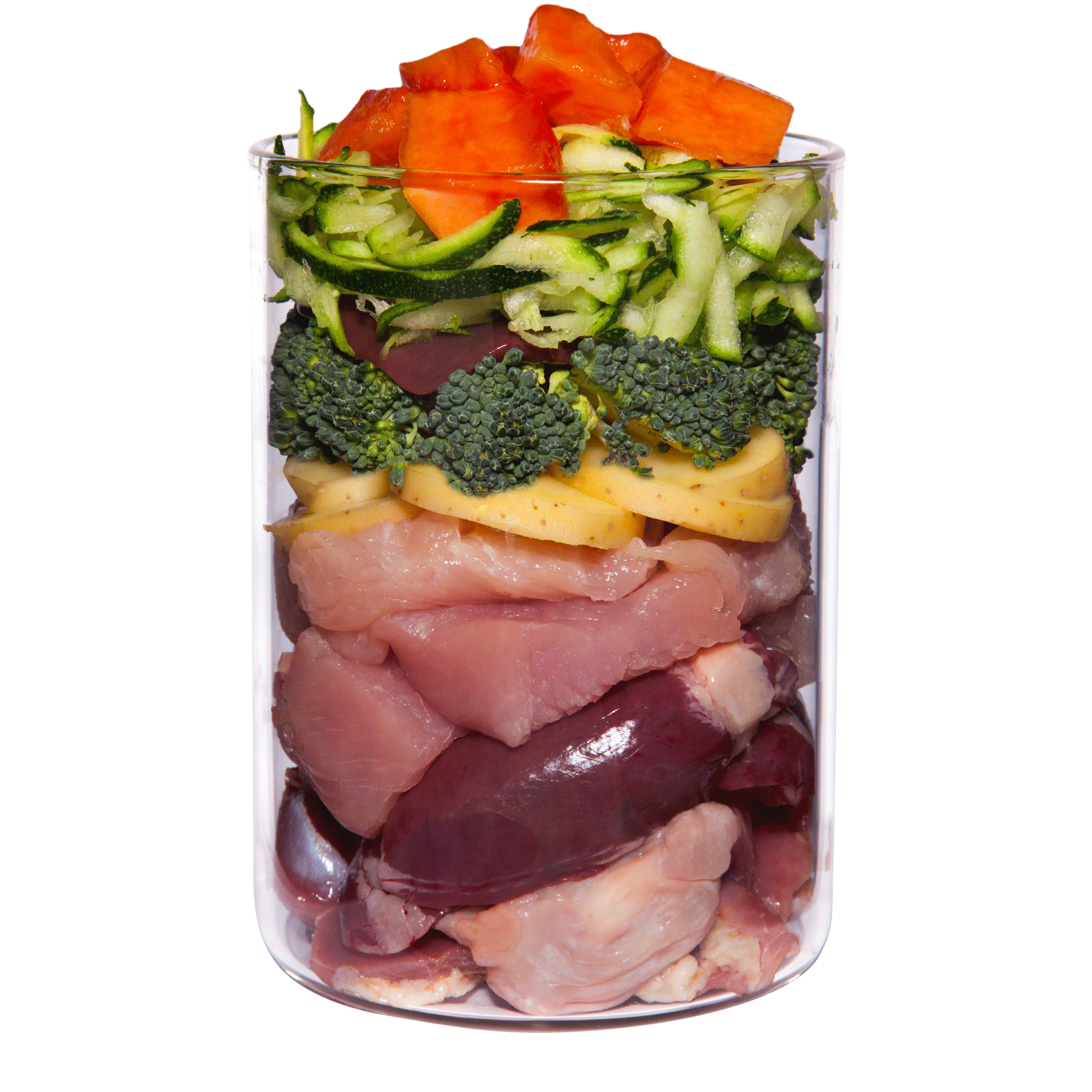 Pavo con papaya, borraja y hierbas medicinales