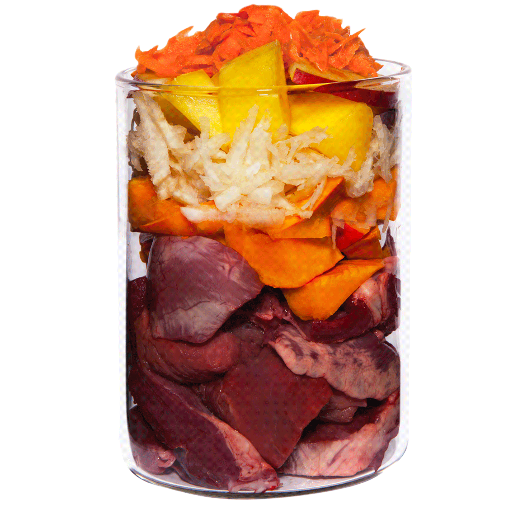 Cordero con calabaza, chirivía y flor de la pasión